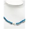 Image 2 : #48-STERLING SILVER APATITE (APPROX 26.00G) 18"