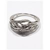 Image 1 : #49-STERLING SILVER 29 DIAMOND (0.18CT) SWIRL