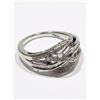 Image 2 : #49-STERLING SILVER 29 DIAMOND (0.18CT) SWIRL