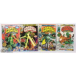 BUNDLE OF 4 GODZILLA KING OF THE MONSTERS COMICS