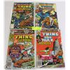 Image 1 : LOT OF 4 MARVEL THE THING AND MR. FANTASTIC COMICS