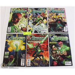 LOT OF 6 DC COMICS GREEN LANTERN