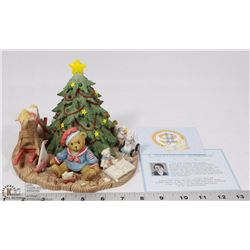 CHERISHED TEDDIES BOY WITH TREE/HORSE FIGURINE