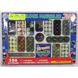 NEW MARVELOUS MARBLES GAME & FACT