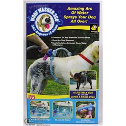 NEW WOOF WASHER 360 ADJUSTABLE DOG WASHING