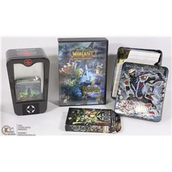 BOX OF MISC COLLECTOR CARDS INCL OVER 400 YUGIOH