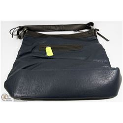 LARGE DARK BLUE TOTE PURSE