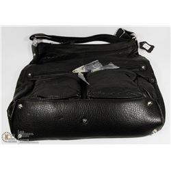 LARGE BLACK TOTE PURSE