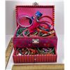 Image 1 : #16 - KID'S JEWELRY BOX & CONTENTS
