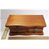 Image 2 : #19 - WOODEN JEWELRY BOX & CONTENTS