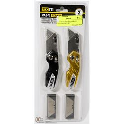 PACK OF TWO FIX IT ULTRA TOUGH BALL BEARING KNIFE