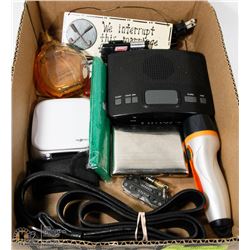BOX W/CIGARETTE CASE, POCKET KNIVES,