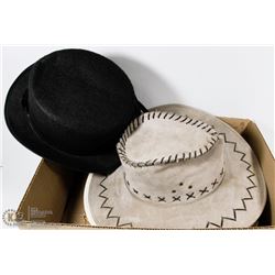 BOX W/6 HATS - 4 COWBOY HATS & 2