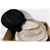 Image 1 : BOX W/6 HATS - 4 COWBOY HATS & 2