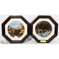 LOT OF 2 GEORGIAN JARVIS COLLECTOR PLATES