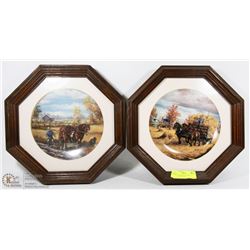 LOT OF 2 GEORGIAN JARVIS COLLECTOR PLATES