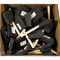 BOX OF 3" FOAM PAINT BRUSHES