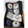 Image 1 : BOX W/THREE CD/DVD STORAGE CONTAINERS