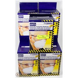 7 BOXES OF 20 DISPOSABLE PARTICULATE RESPIRATOR