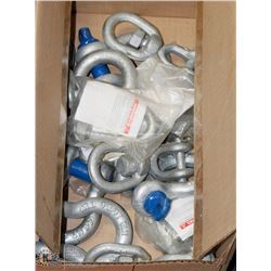 BOX OF ASSORTED CLEVISES