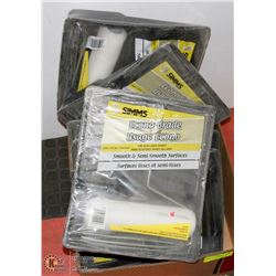 LOT OF 6 PAINT ROLLER & TRAY SETS