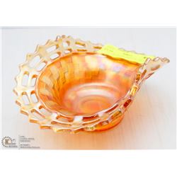 CARNIVAL GLASS -FENTON OPEN EDGE MARIGOLD TWO
