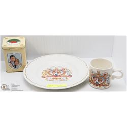 LOT OF PRINCE CHARLES AND LADY DIANA COLLECTIBLES