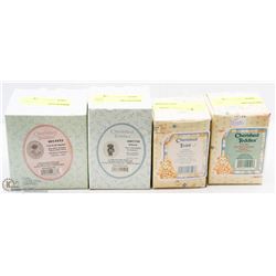 LOT OF 4 CHERISHED TEDDIES COLLECTIBLE FIGURINES