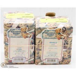 LOT OF TWO CHERISHED TEDDIES COLLECTIBLE FIGURINES