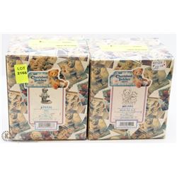 LOT OF TWO CHERISHED TEDDIES COLLECTIBLE FIGURINES