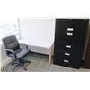 Image 1 : RM3-DESK, OFFICE CHAIR AND 5 DRAWER LATERAL
