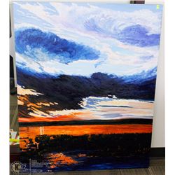 RM8-ORIGINAL OIL ON CANVAS BY M.SMITH.