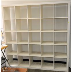 OPEN-LARGE 25 CUBE WHITE STORAGE UNIT