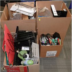 OPEN-LARGE LOT OF MISC. OFFICE SUPPLIES