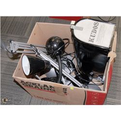OPEN-LOT OF DESK LAMPS
