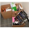 Image 1 : RM17-2 LARGE BOXES OF MISC OFFICE SUPPLIES
