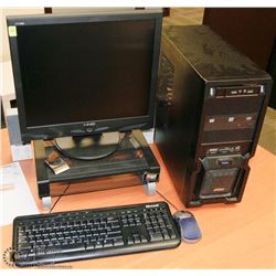 RM19-CUSTOM BUILT AMD DESKTOP WITH 19" MONITOR,