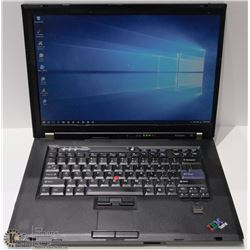 LENOVO THINKPAD T61 LAPTOP W/ WIN 10/ MS OFFICE 16