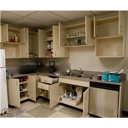 COFFEE-CONTENTS OF ALL KITCHEN CABINETS