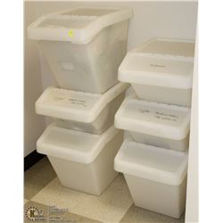 COFFEE-6 BIN RECYCLING CENTER