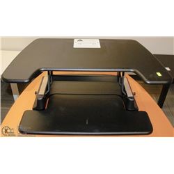 VARDESK ADJUSTABLE WORK STATION.  WEIGHT CAPACITY