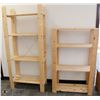 Image 1 : DESIGN-2 WOODEN STORAGE SHELVES