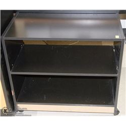 ART-BLACK ROLLING SHELVING UNIT 25.5"H X 28"W
