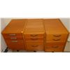Image 1 : ART-SET OF 3 DRAWERS ON CASTERS