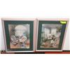 Image 1 : PAIR OF FRAMED GARDEN ART PRINTS 22" X 18"