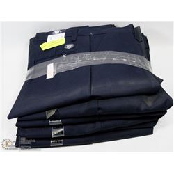 LOT OF 6 WRINKLE FREE WORK PANTS - SIZE 30 X 32