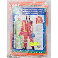 LOT OF 3 HI-VIZ RAINSUIT SIZE XL