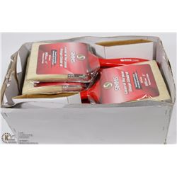 LOT OF TEN SIMMS 2 1/2" LATEX/OIL PAINT BRUSHES