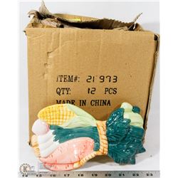 CASE OF 12 NEW SPOON RESTS