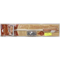 NEW BBQ BRANDING IRON WITH INTERCHANGEABLE